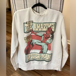 Vintage looking Marvel crew neck - size M